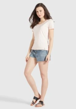 Khujo T-shirts Shirt Pergola Dames Rosa -Khujo Verkoopwinkel e6da70631ddd153fab102f559a7127a2