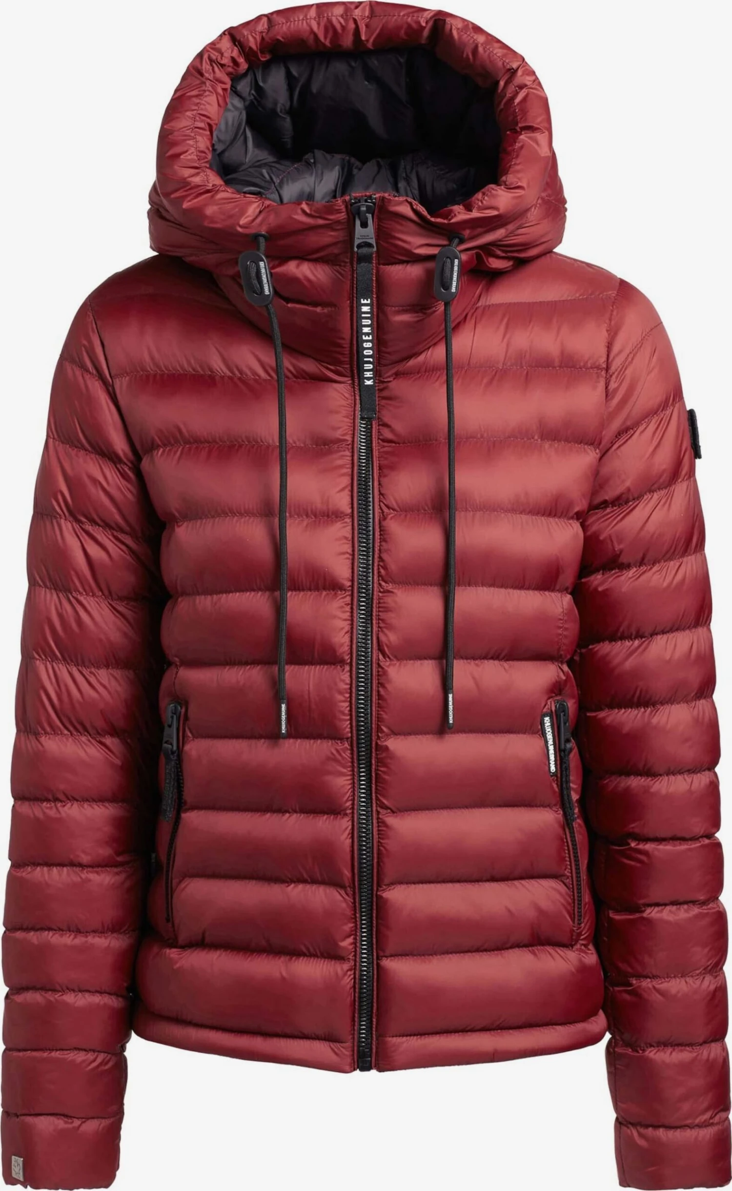 Khujo Winterjassen Winterjas Lona Shine Dames Roestrood 3 Khujo Winterjassen Winterjas Lona Shine Dames Roestrood