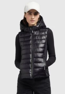 Khujo Fabia Shiny - Bodywarmer - Schwarz