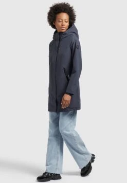 Khujo Izaf - Regenjas - Dunkelblau -Khujo Verkoopwinkel edfdb629e0924bbea39bb1fe47aceeb1