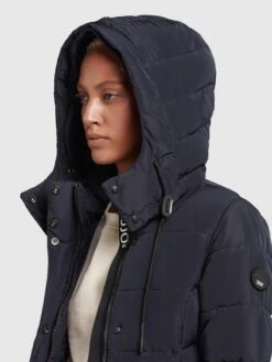 Khujo Korte Mantels Wintermantel Cups Dames Marine -Khujo Verkoopwinkel ef2b7db6b528806c5a412e4cdcbe8b1d