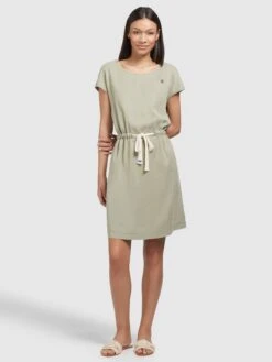 Khujo Zomerjurken Zomerjurk HEDIYE Dames Olijfgroen -Khujo Verkoopwinkel f05f8a471025462bf9879990c2507c25