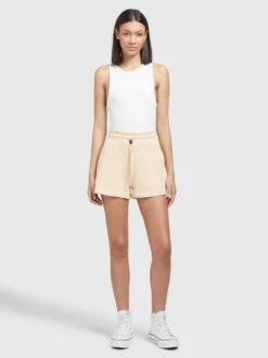 Khujo Shorts Regular Broek Dames Lichtgeel -Khujo Verkoopwinkel f16d6d37ca6bb6d1c81bd4d8c0e68ed9