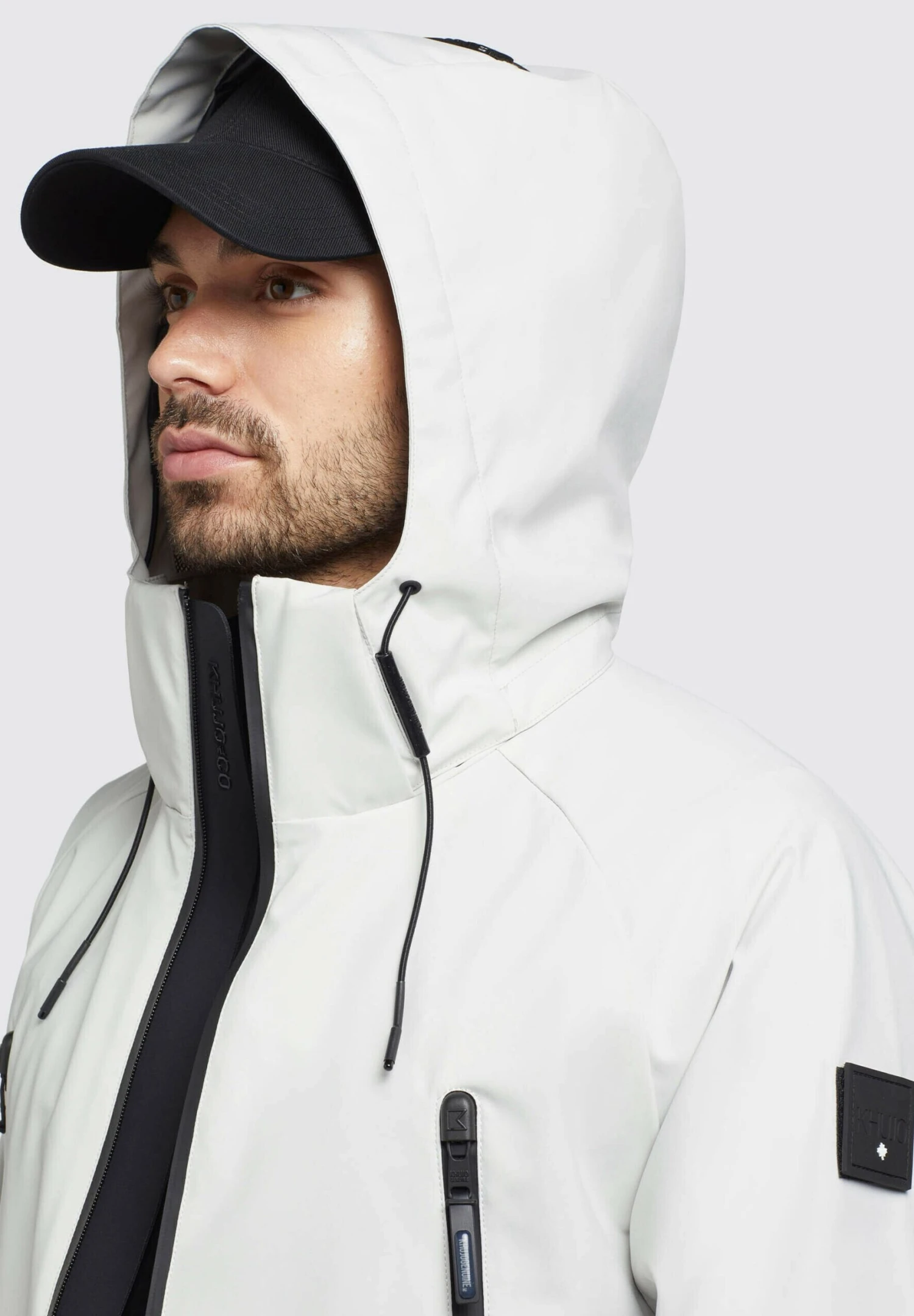 Khujo Adam - Regenjas - Hellgrau 8 Khujo Adam - Regenjas - Hellgrau - Afbeelding 6