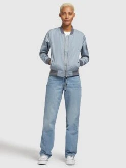 Khujo Tussenjassen Tussenjas STENCE Dames Smoky Blue -Khujo Verkoopwinkel f2f11e200e9745f122bec302c64bf3ce