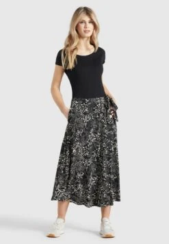Khujo Maxi Rokken Rok Hepke Dames Zwart -Khujo Verkoopwinkel f3efe12f9a10dc10913a509878ebda4a