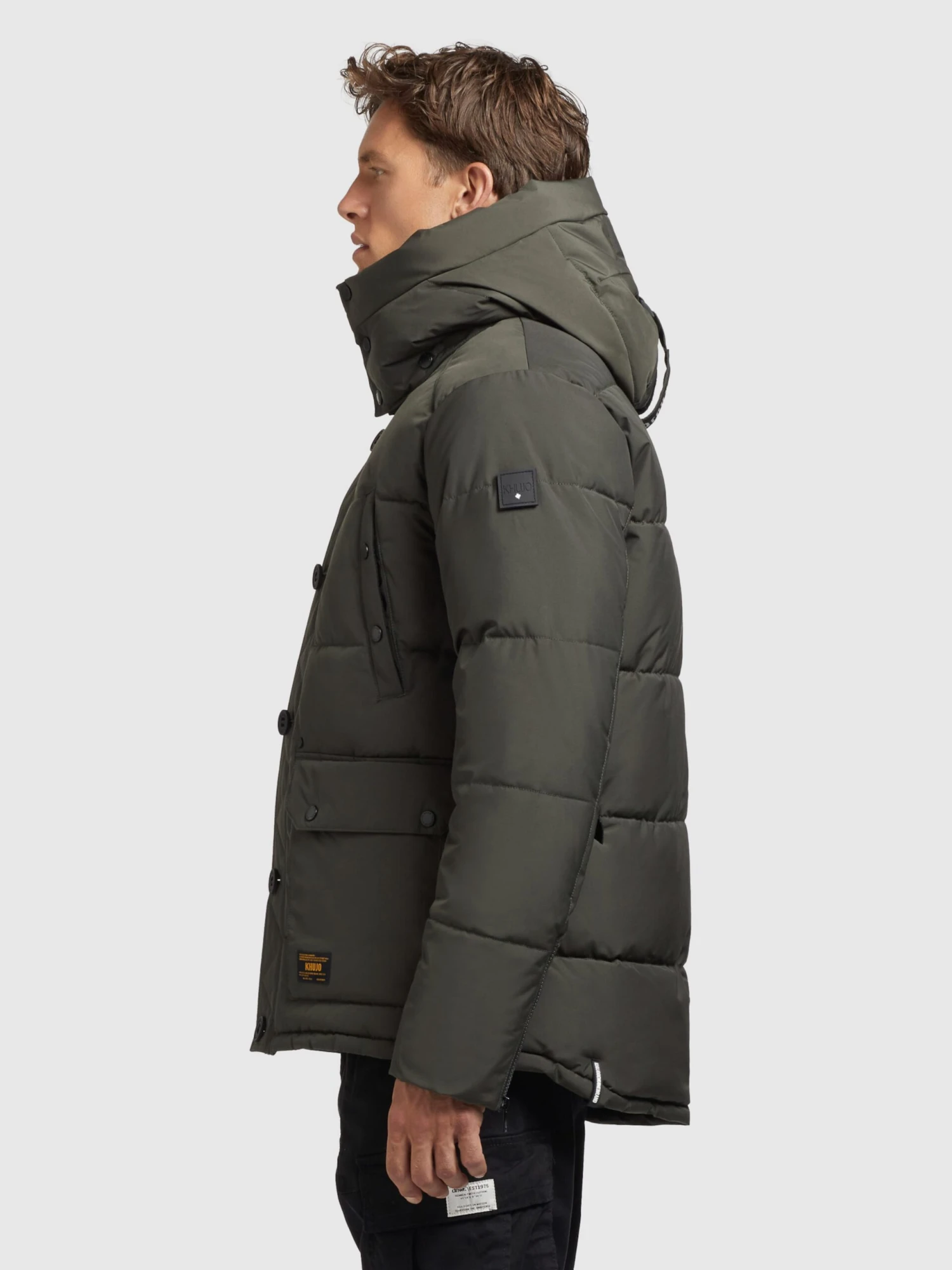 Khujo Winterjassen Winterjas Primero Heren Kaki 7 Khujo Winterjassen Winterjas Primero Heren Kaki - Afbeelding 5