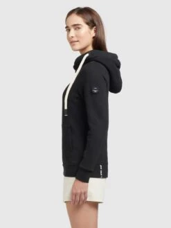 Khujo Hoodies Sweatshirt Rhabea Dames Zwart -Khujo Verkoopwinkel f7849bd3a1b50ea728e0f98197432204