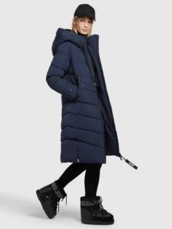 Khujo Tussenmantels Tussenmantel Klayd Dames Donkerblauw -Khujo Verkoopwinkel f8afbe97679593891da7bc3b593394bd