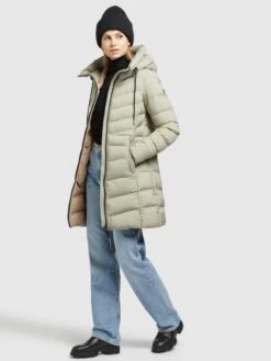 Khujo Korte Mantels Wintermantel Tuhani Dames Pastelgroen -Khujo Verkoopwinkel fda1ebd149d26e89e1ebbabe473153ea