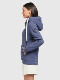Khujo Hoodies Sweatshirt Rhabea Dames Blauw -Khujo Verkoopwinkel fe0c7a3aba9256e0c1756f10d0cc139f